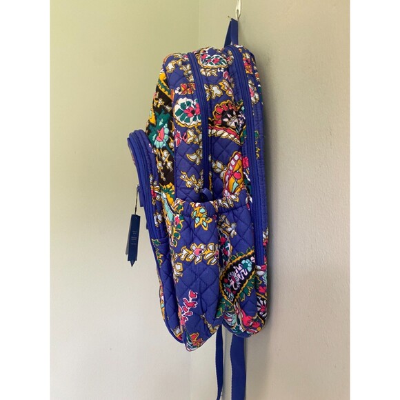 NEW NWT Rare Vera Bradley Campus Backpack 22597-K34 Romantic Paisley